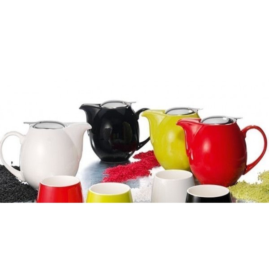 Objets & Cadeaux Compagnie Anglaise des Th茅s | Th I Re Rouge Vif 0,9 L - En Fa Ence - Contenance : 0,9 L