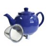 Objets & Cadeaux Compagnie Anglaise des Th茅s | Th I Re Bleu Vif 1,2L - En Fa Ence - Contenance : 1,2L