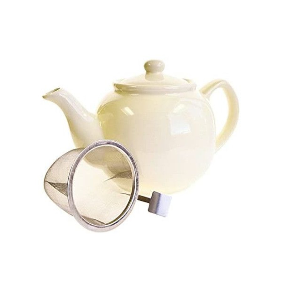 Objets & Cadeaux Compagnie Anglaise des Th茅s | Th I Re Blanc Cr Me 1,2L - En Fa Ence - Contenance : 1,2L