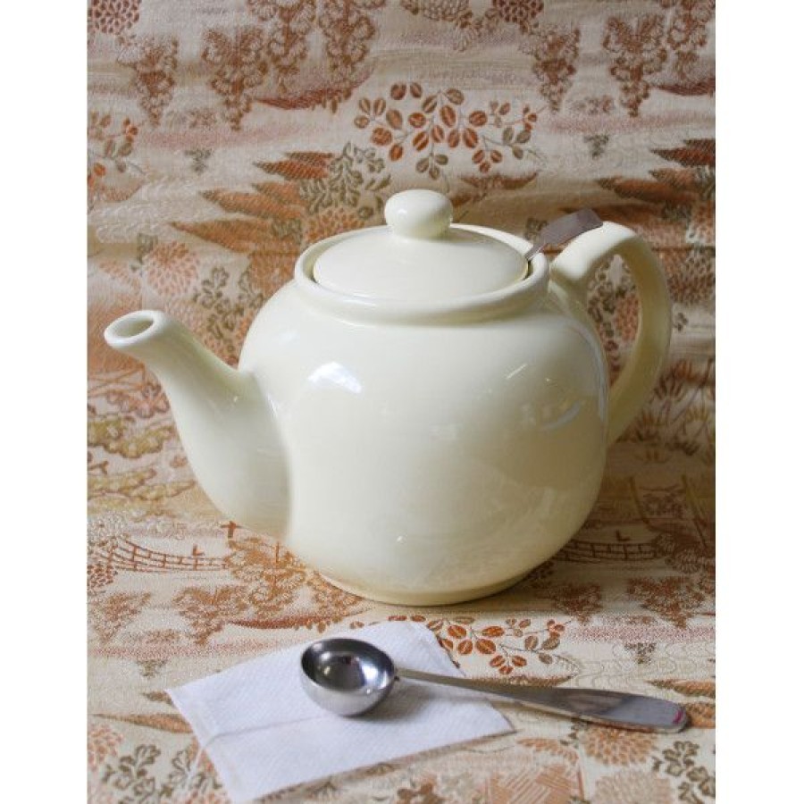 Objets & Cadeaux Compagnie Anglaise des Th茅s | Th I Re Blanc Cr Me 1,2L - En Fa Ence - Contenance : 1,2L