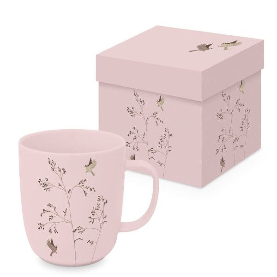 Objets & Cadeaux Compagnie Anglaise des Th茅s | Mug Jardin Japonais Rose - Contenance : 40 Cl