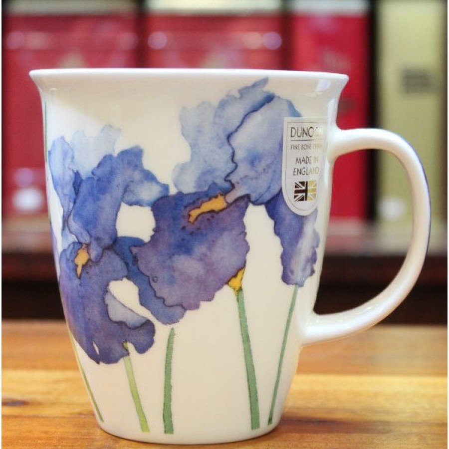 Objets & Cadeaux Compagnie Anglaise des Th茅s | Mug Dunoon Fleurs Bleues - Tasse En Porcelaine - 48 Cl