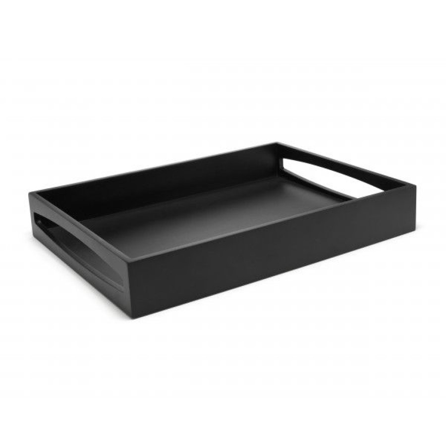 Objets & Cadeaux Compagnie Anglaise des Th茅s | Plateau Noir - Longueur: 40Cm