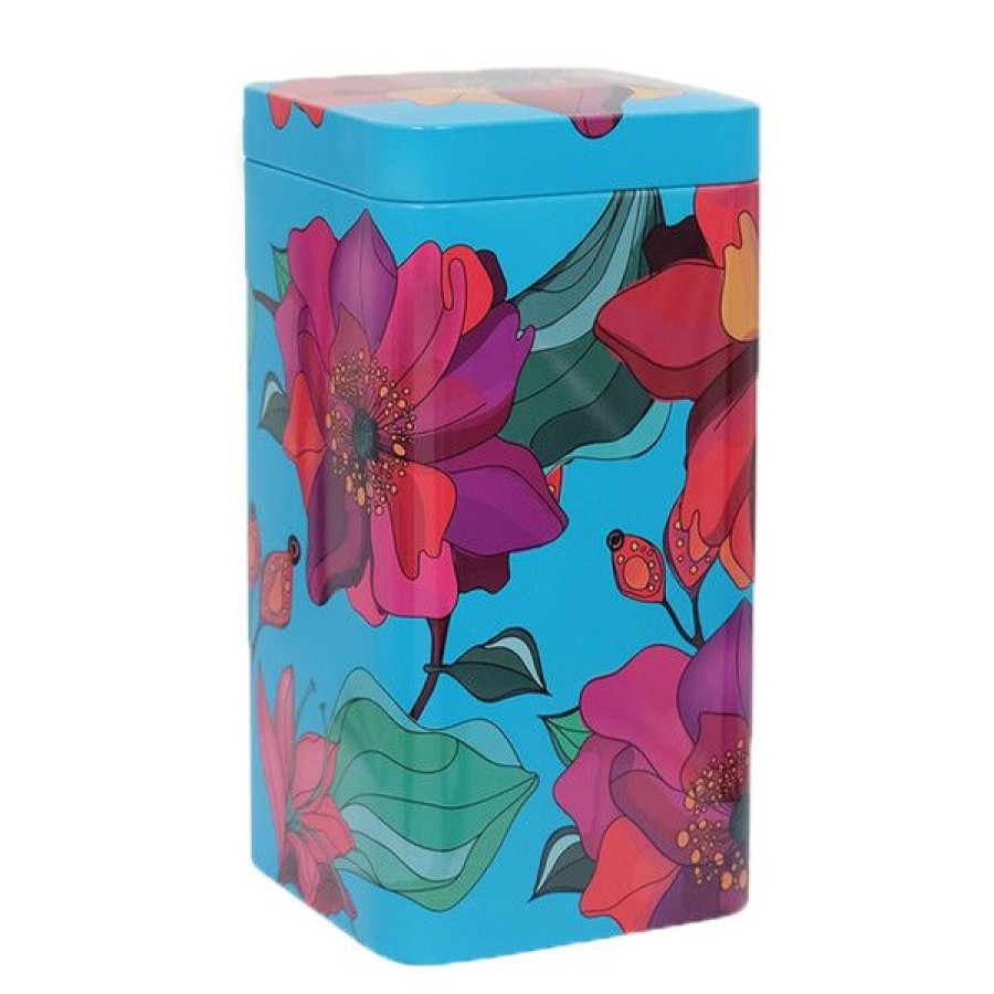 Objets & Cadeaux Compagnie Anglaise des Th茅s | Bo Te Blue Flowers 500G - Contenance : 500 Grs De Th