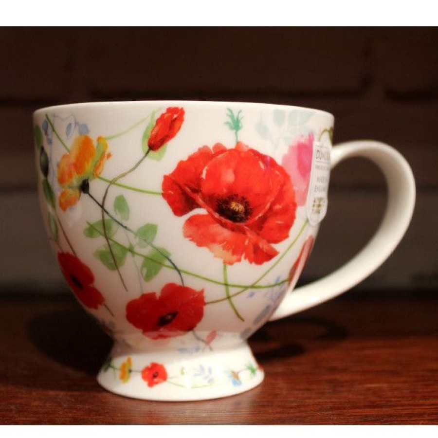 Objets & Cadeaux Compagnie Anglaise des Th茅s | Mug Dunoon Coquelicot Sauvage - Tasse En Porcelaine - 45 Cl