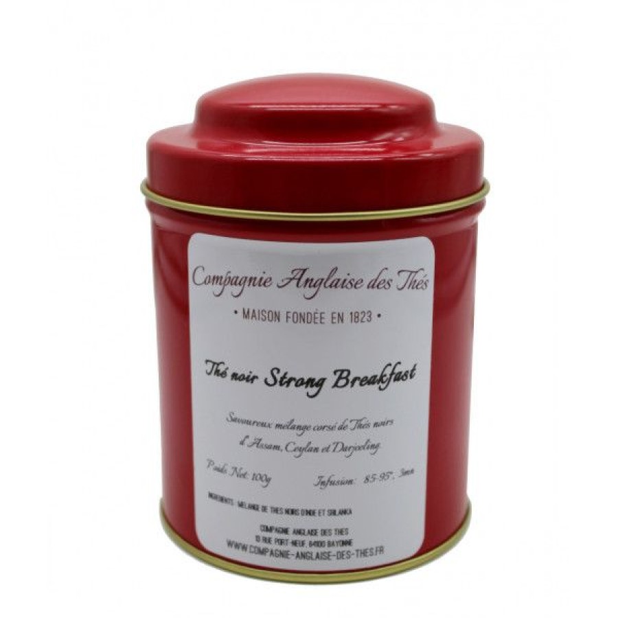 Objets & Cadeaux Compagnie Anglaise des Th茅s | Bo Te De Th Noir Nature Strong Breakfast - 100 G