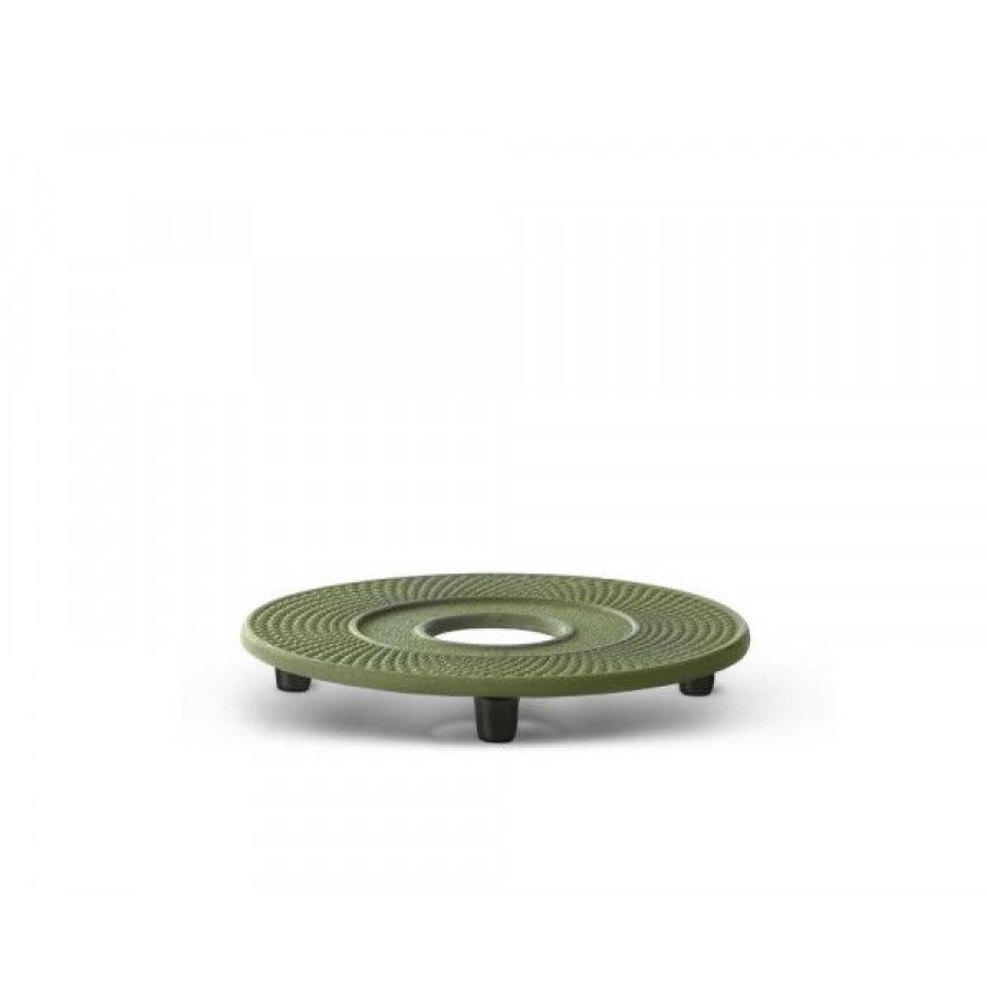 Objets & Cadeaux Compagnie Anglaise des Th茅s | Dessous De Fonte Vert 13,5Cm - Dessous De Fonte Vert. 13,5Cm