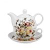 Objets & Cadeaux Compagnie Anglaise des Th茅s | Th I Re Solitaire Romantique - Solitaire Porcelaine - Contenance : 0,30L