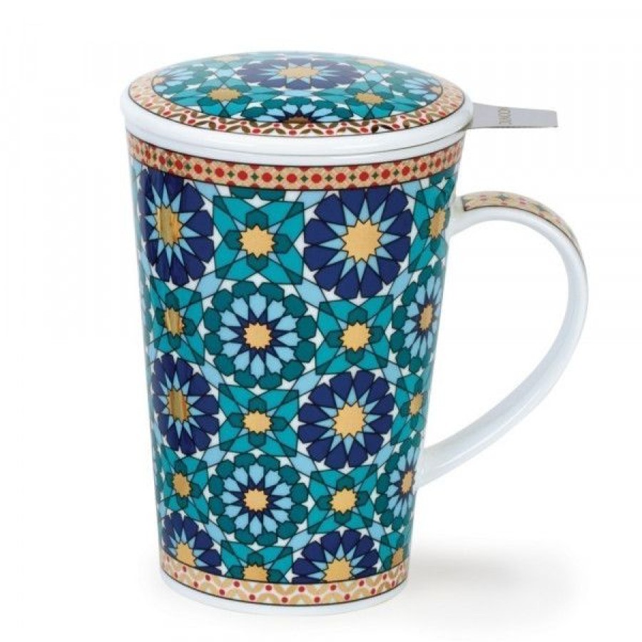 Objets & Cadeaux Compagnie Anglaise des Th茅s | Tisani Re Dunoon Mandala - Tasse, Filtre Et Couvercle - 44Cl