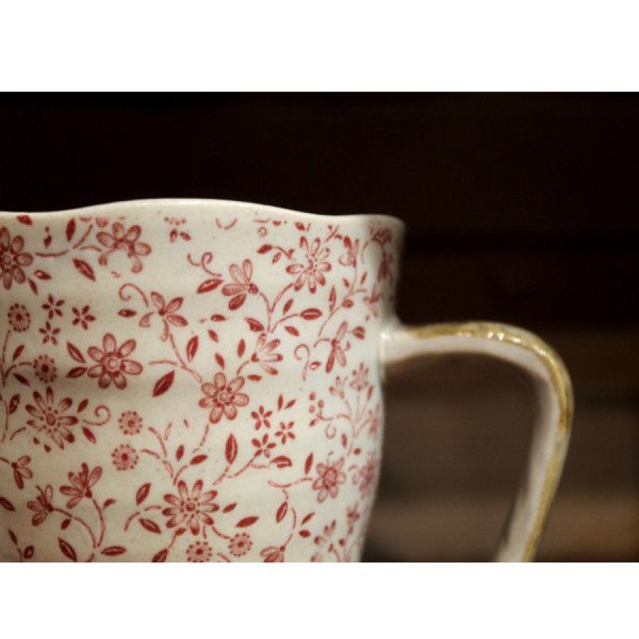 Objets & Cadeaux Compagnie Anglaise des Th茅s | Mug Japonais Tsubaki Rose - Contenance : 40Cl